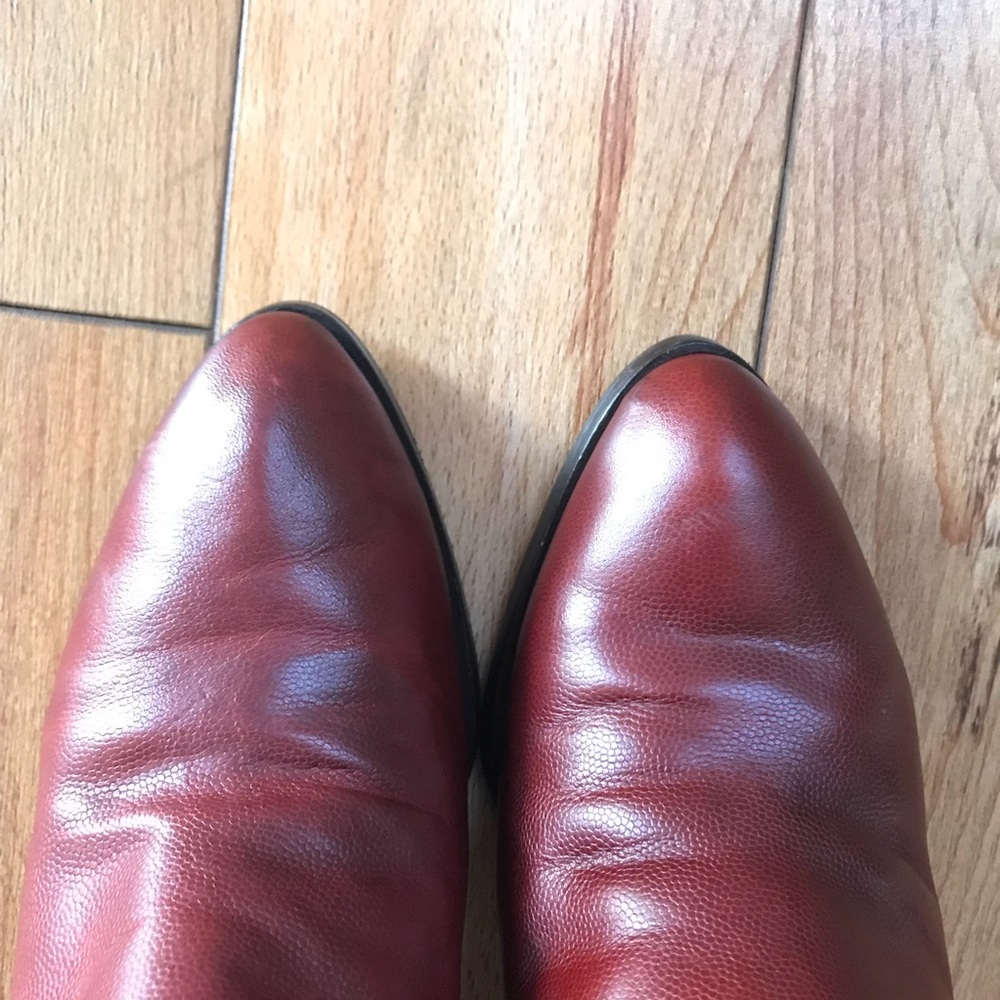Alexander Wang Gabi dark red leather bootie 39 8.5 - Picture 5 of 8